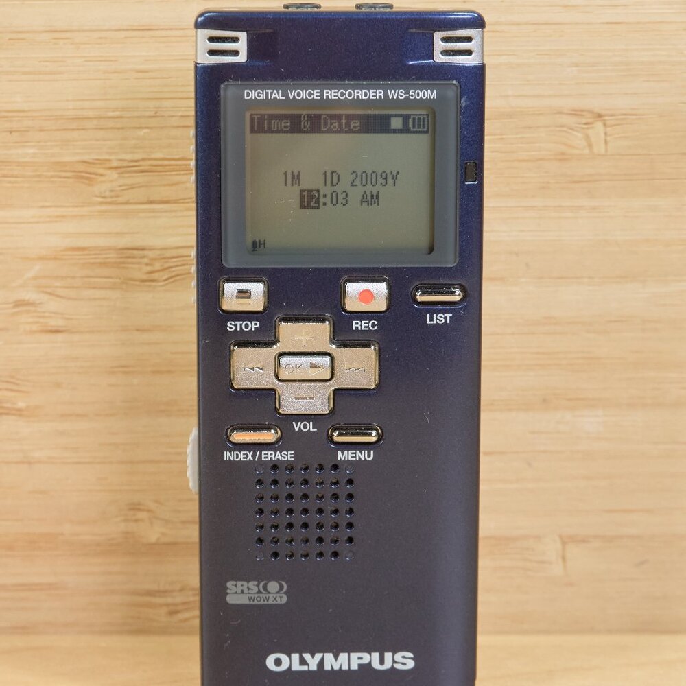 Olympus WS-500M 2GB Digital Voice Recorder / Portable, Tested & Working
